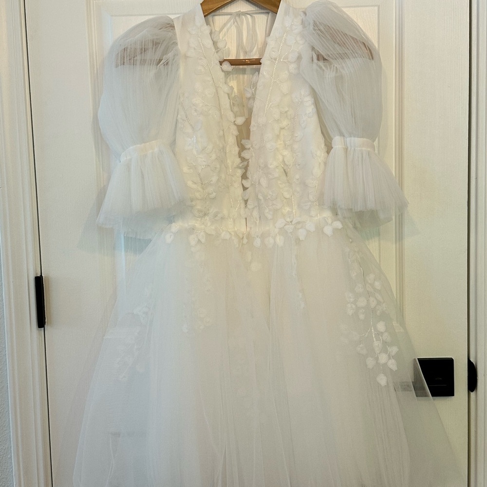 Have Dress Store Jade Short Wedding Reception Dress Size 8 - Picture 7 of 7